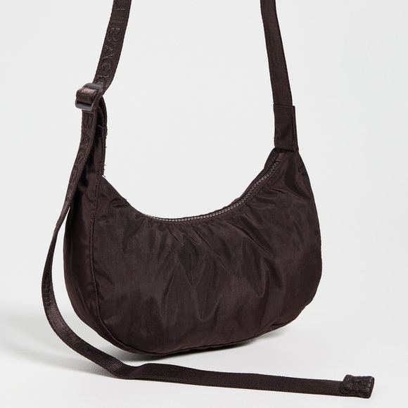 Baggu Chocolate Plum small nylon crescent - Picture 4 of 5